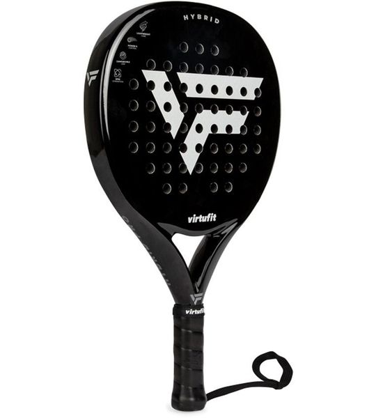 VirtuFit Hybrid Padel Racket - Zwart - Silver