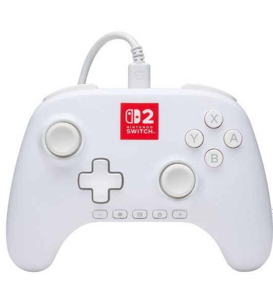 PowerA Controller Nsw2 Lumectra- White Nintendo Switch 2 Wit
