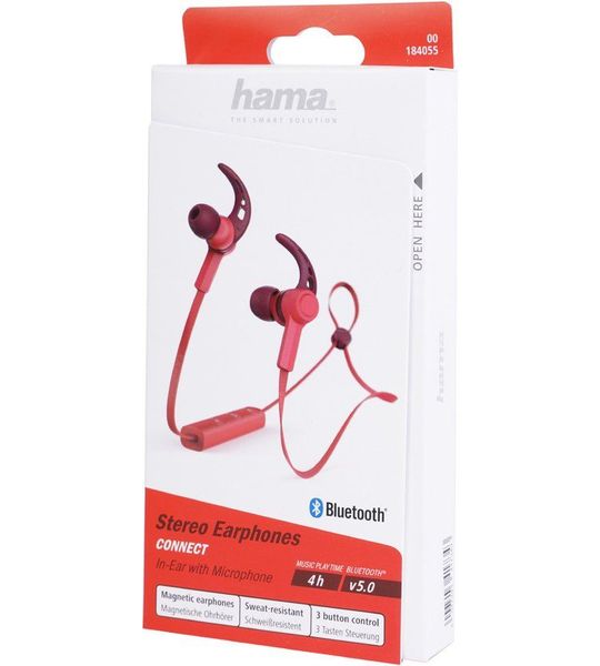 Hama Bluetooth-koptelefoon Connect Rood