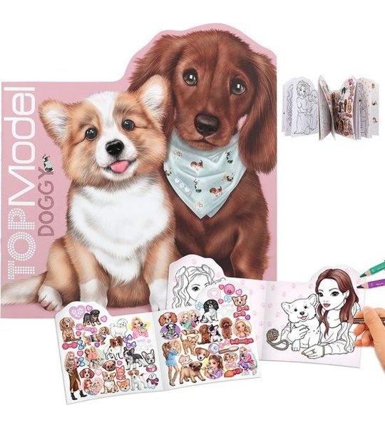Depesche - TOPModel Doggy kleurboek - KITTY and DOGGY