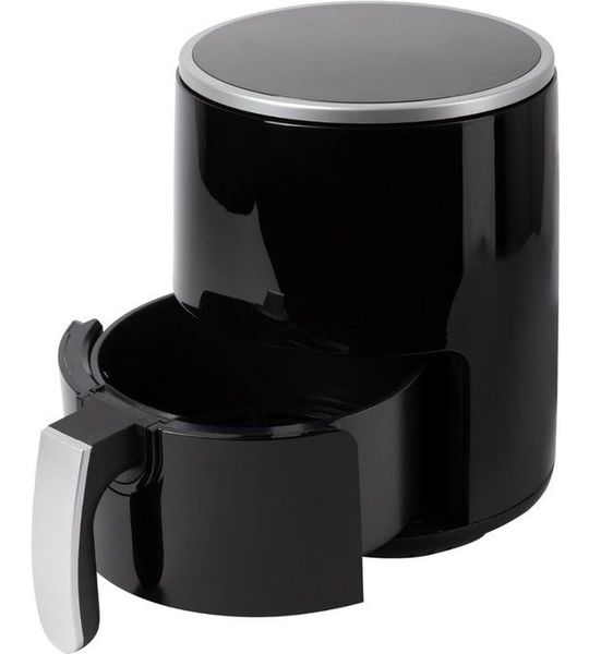 YOR® Mini airfryer - Airfryer - Airfryer klein - Zilver - 28cm x 22cm x 29cm