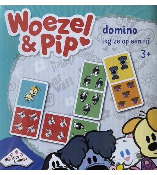 Woezel en Pip Domino Kaartspel - 3+