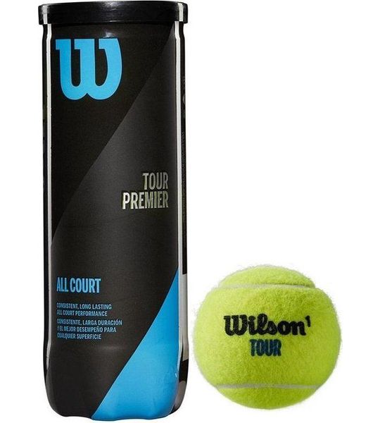 Wilson Tennisballen 3 tin - Tour Premier All Court
