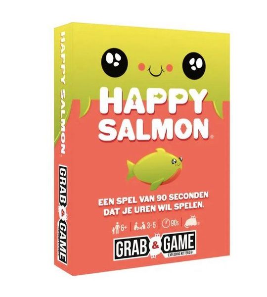Exploding Kittens - Happy Salmon - Kaartspel - Gezelschapspel