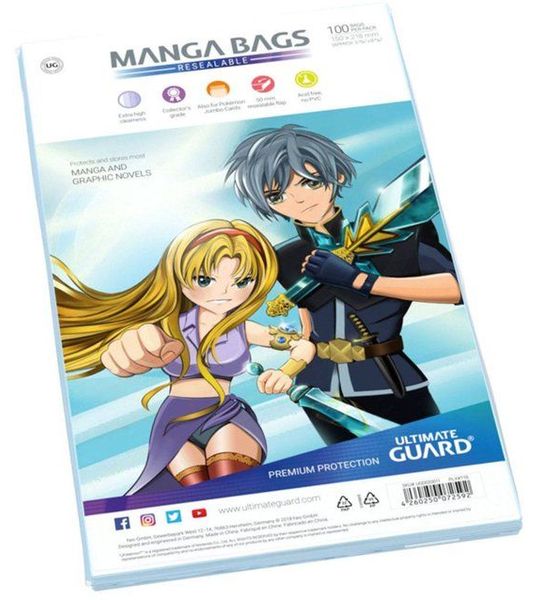 Ultimate Guard Manga Bags Resealable (100)