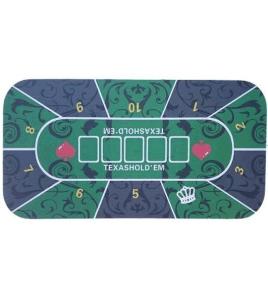 HOT Games pokerkleed groen neopreen 120x60cm Texas Hold'em.