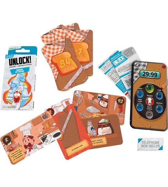 Asmodee Unlock! , Kaartspel, 10 jaar, 30 min