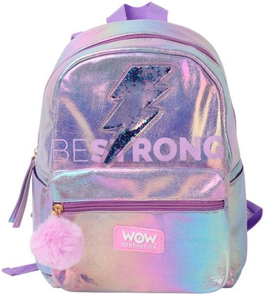 WOW Generation - Coole Rugzak met Metallic effect - 32 cm
