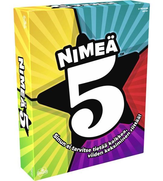 Nimea 5 - Name 5 game (FI) - Finse uitvoering