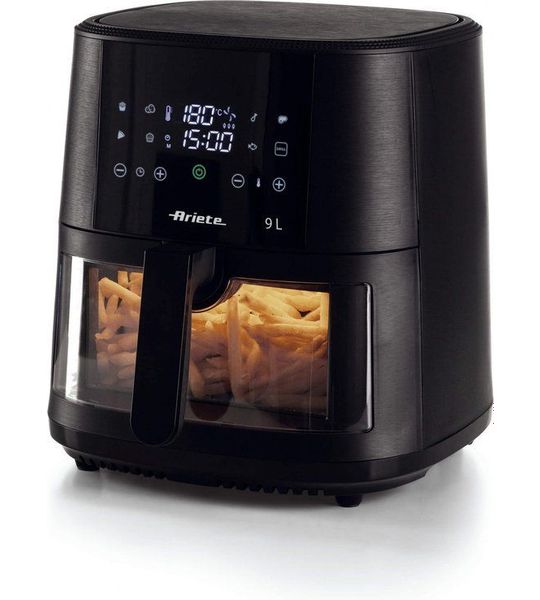 Ariete 4630/00 Enkel 9 l Vrijstaand 1500 W Heteluchtfriteuse Zwart