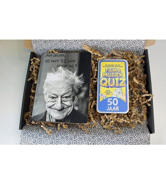 Quiz & Abraham brievenbus cadeau - cadeau 50