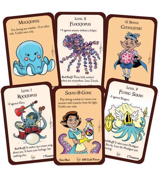 Munchkin Squids - Uitbreiding - Engelstalig - Steve Jackson Games