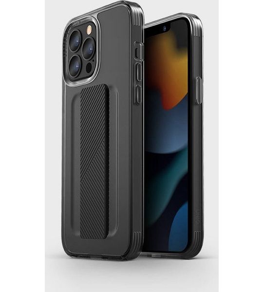 Uniq Iphone 14 Pro, Hoesje Heldro, Flexgrip, Grijs