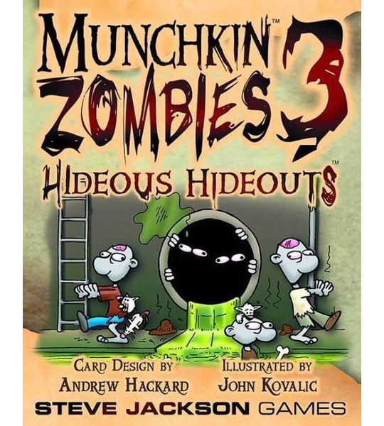 Munchkin Zombies 3 Hideous Hideouts