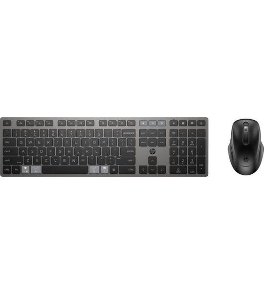 HP 720 Dual-Mode Draadloos Toetsenbord en Muis QWERTY
