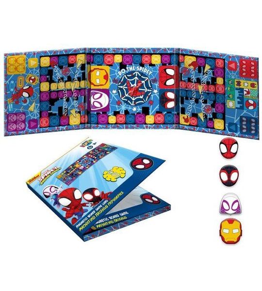 Spider-Man opvouwbaar magnetisch bordspel Ludo 17,5 × 17,5 × 20 cm