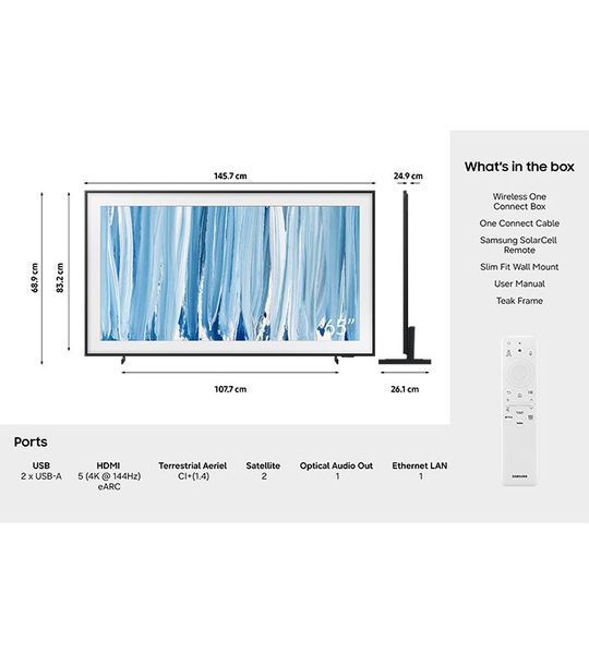 Samsung The Frame Pro LS03HW 4K Samsung Vision AI Smart TV (2026)