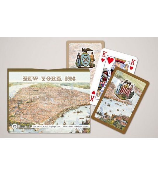 Piatnik New York 1853 Speelkaarten - Dubbeldeck.