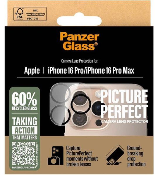 PanzerGlass Pictureperfect Lensprotector Voor Apple Iphone 2024 6.1'' Pro;iphone 6.7'' Pro Transparant