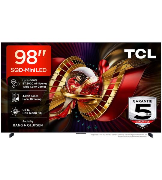 TCL MINI LED 98C89L (2026) - 75 inch - QLED TV