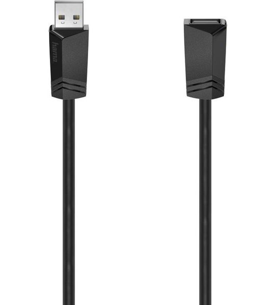 Hama USB-verlengkabel, USB 2.0, 480 Mbit/s, 0,75 m Kabel