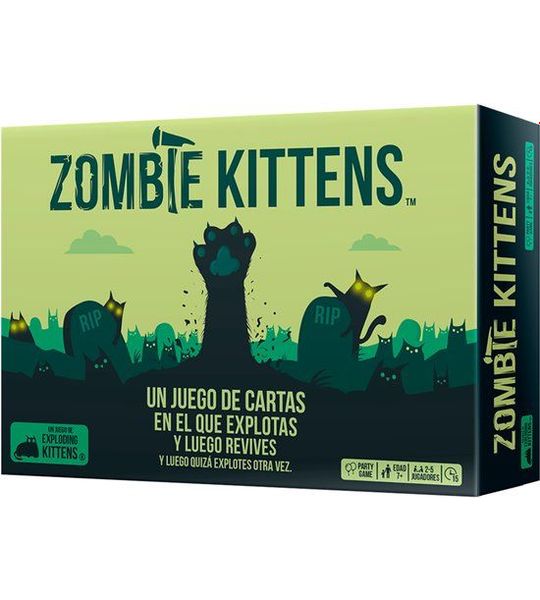 Asmodee Zombie Kittens, Bordspel, Strategie, 7 jaar, 15 min, Familiespel