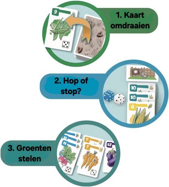999 games - Haasje over - Kaartspel - Gezelschapspel