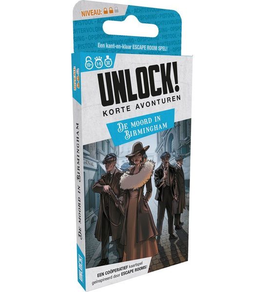 Unlock! Korte Avonturen - De moord in Birmingham - Nederlandstalig Kaartspel