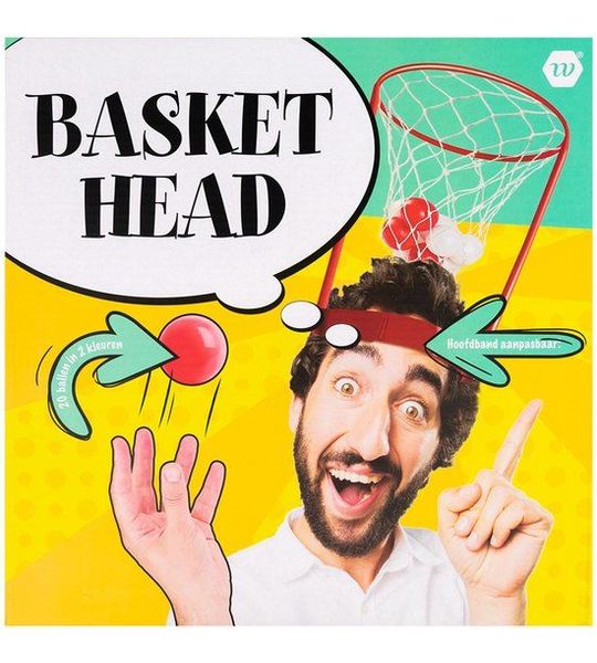 Basket Head Spel | Vermaak voor Jong en Oud | leeftijd 3+
