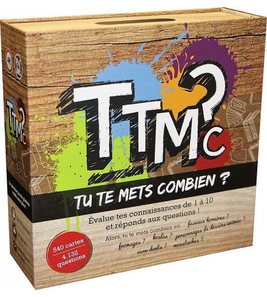 Tu Te Mets Combien - TTMC - Party Game - Jeu de Famille - Jeu de fête