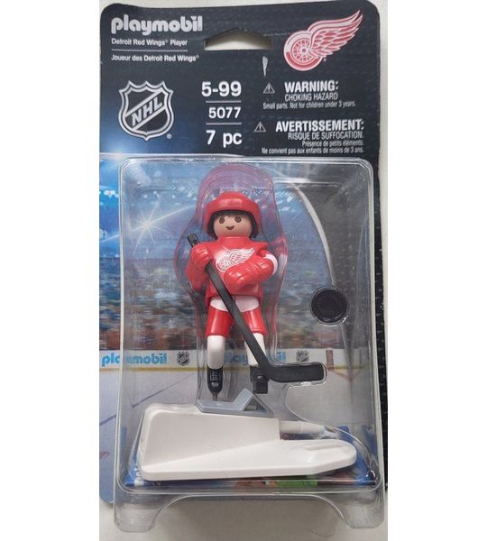 Playmobil 5077 NHL ijshockey speler Detroit Red Wings