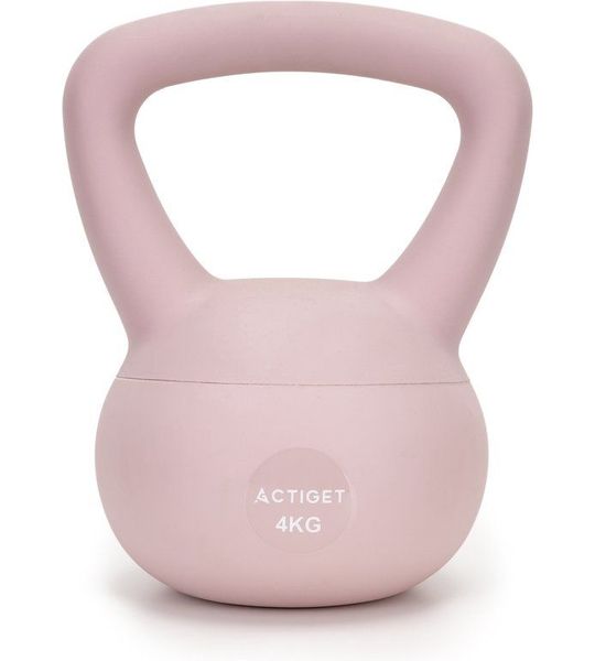 Actiget® Zachte Kettle Bell | Kettlebell | 4 kg | Roze