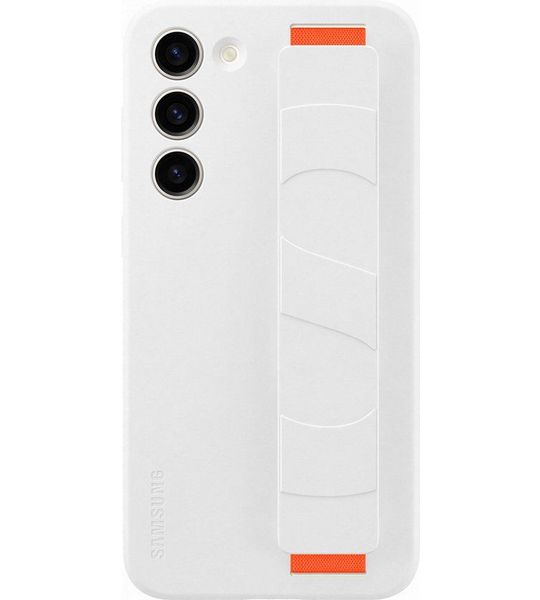 Samsung Galaxy S23+ Silicone Grip Case White