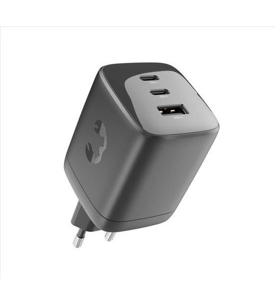 Fresh 'n Rebel 100w Pd Wall Charger Usb-a + 2x Usb-c - Storm Grey Thuislader