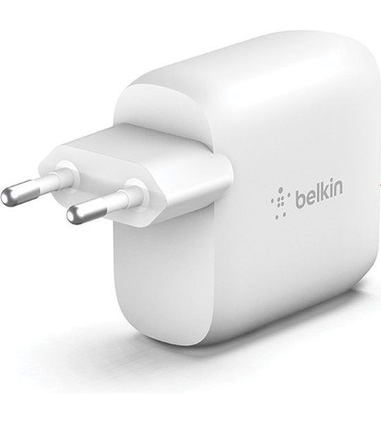 Belkin Dual Usb-a Wall Charger 24 Watt Wit
