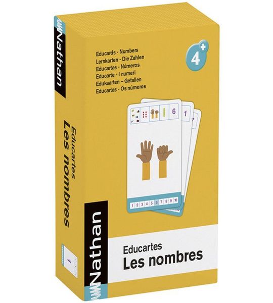 Educards - Getallen - Een spel met 50 kaarten - Leren tellen van 1 tot 10