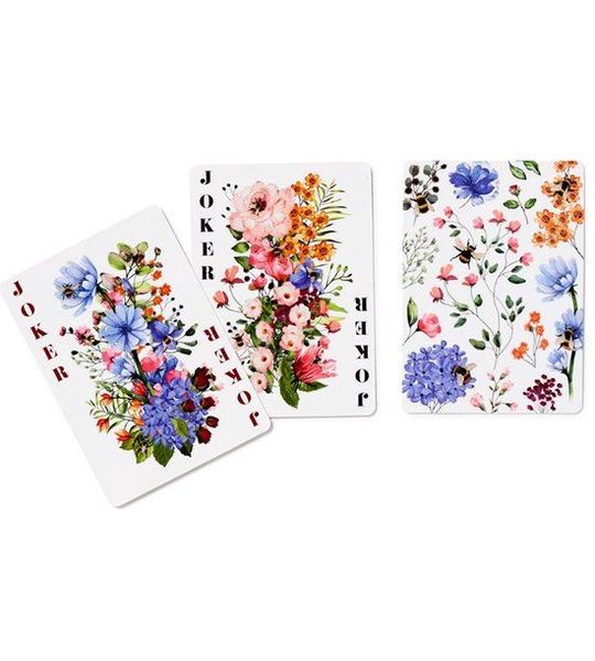 Kaartspel/Speelkaarten - Nectar Meadows - Veldbloemen&Bijen Thema - 8.5x6cm