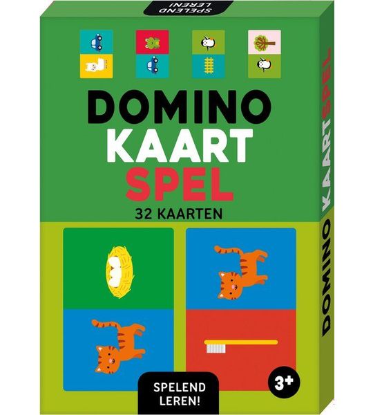 Image Books-Spelend leren-Domino Kaart spel- Green