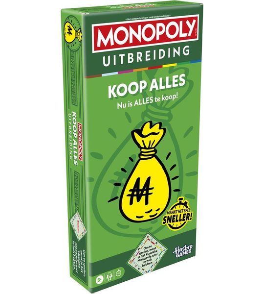 Monopoly Koop alles - Uitbreiding voor Monopoly - Gezelschapsspel