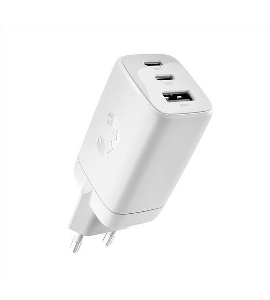 Fresh 'n Rebel 67w Pd Wall Charger Usb-a + 2x Usb-c - Ice Grey Thuislader
