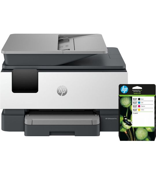 HP OfficeJet Pro 9120e + 1 set extra inkt