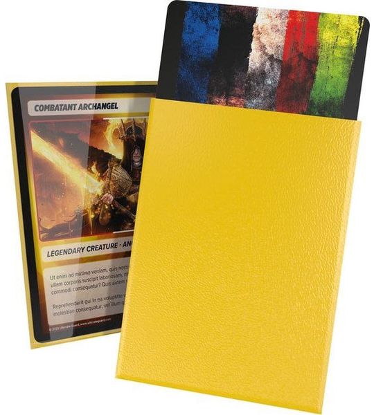 Cortex Sleeves Standard Size Geel (100x)
