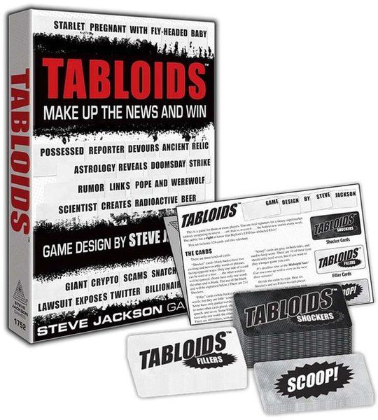Tabloids - Partyspel - Kaartspel - Engelstalig - Steve Jackson Game