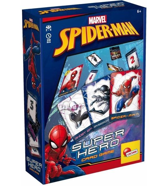 Spider-Man Super Hero Card Game In Display.