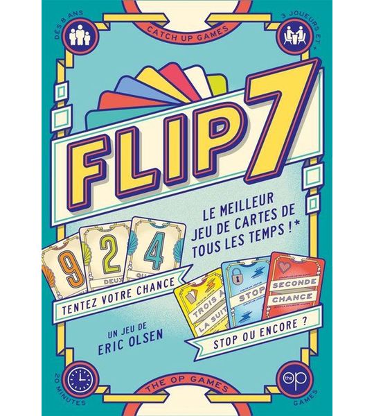 Blackrock Games FLIP 7, Kaartspel, 8 jaar, 20 min, 20 min