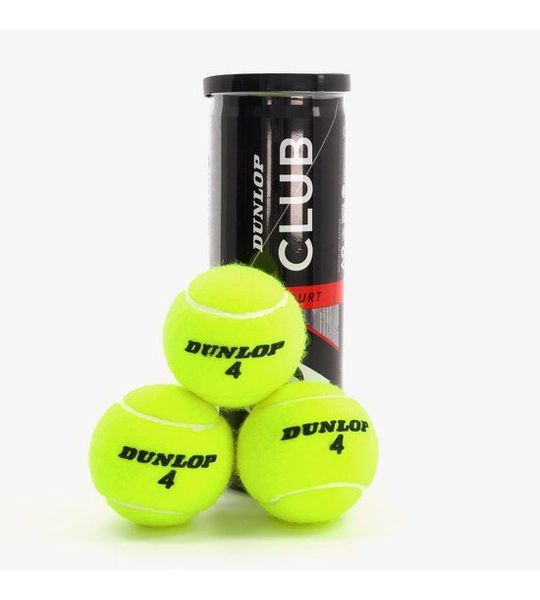 Dunlop tennisballen (3-can) - Geel