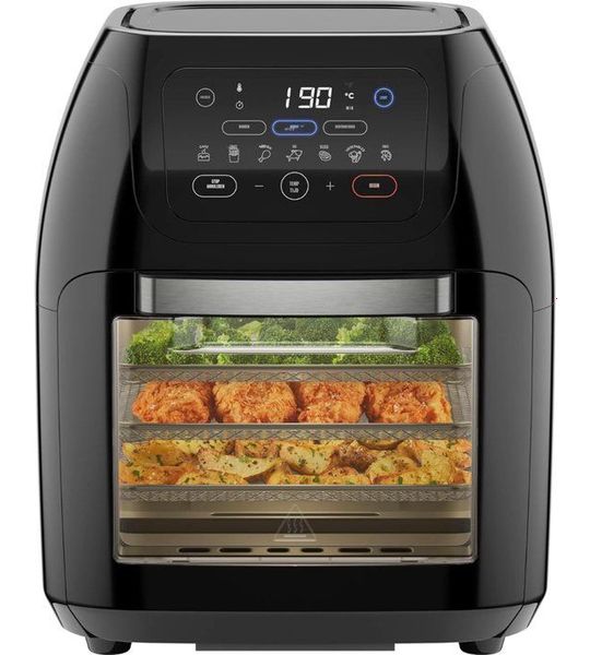 Florixa® Heteluchtoven - Oven - Airfryer Oven - Zwart - 31cm x 31cm x 38cm