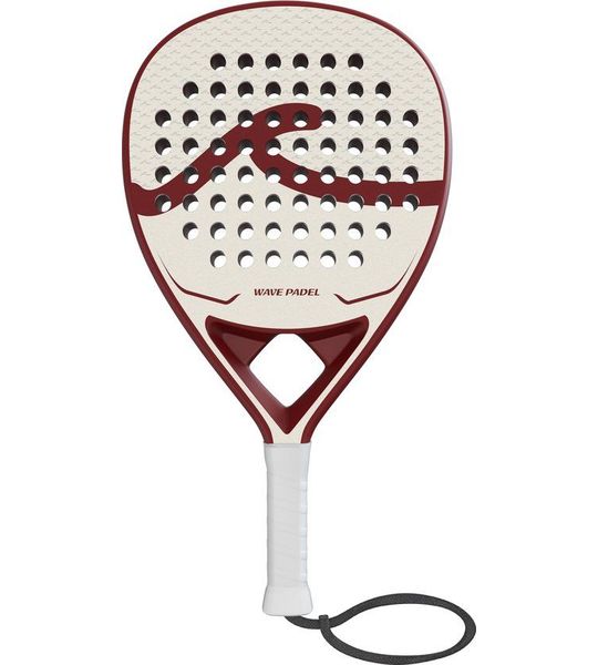 WAVE PADEL® Red Serve - Padel Racket - 100% Carbon - Inclusief Padeltas