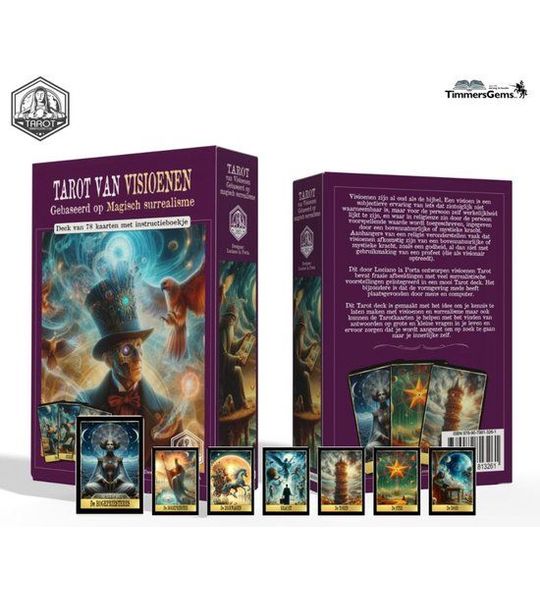 Timmergems Tarot van visioenen - Magisch surrealisme deck - 78 kaarten