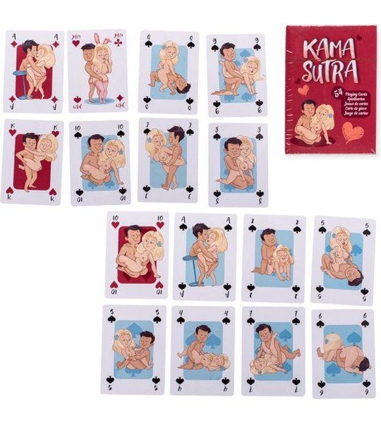 Kama Sutra Speelkaarten - 54-Delige Set met Liefdevolle Illustraties
